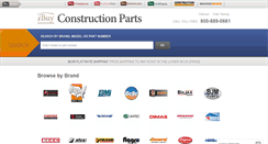 Desktop Screenshot of constructionparts.com